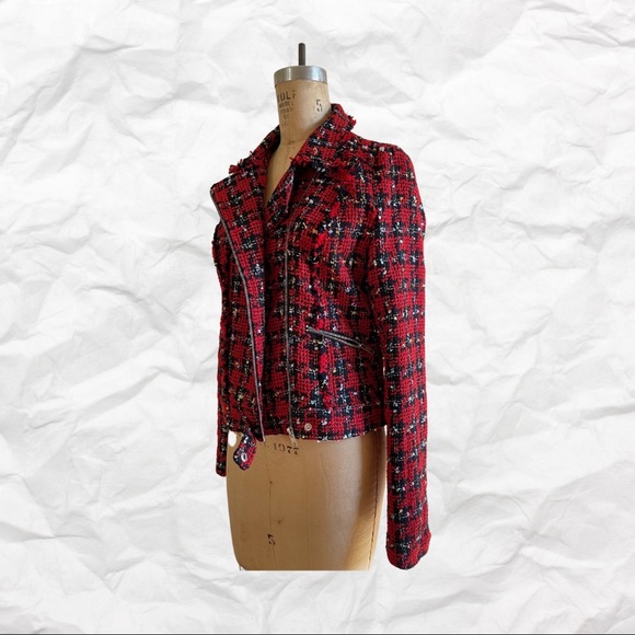 Alicia + Megan Tweed Moto Jacket - Picture 6 of 6